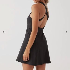Outdoor Voices Cross Black Dress